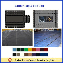 Heavy Duty Lumber Tarps fabric for lumber tarp,steel tarp